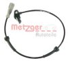 METZGER 0900527 Sensor, wheel speed